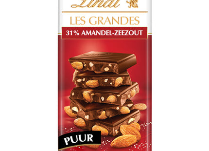 Lindt Les grandes dark chocolate almond salt