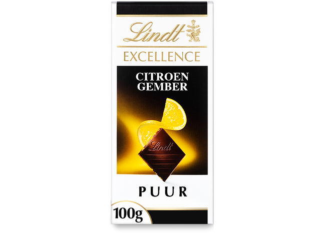 Lindt Excellence Ingwer-Zitronen-Zartbitterschokolade