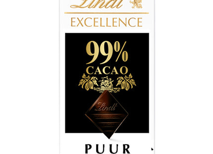 Lindt Excellence 99% dark chocolate