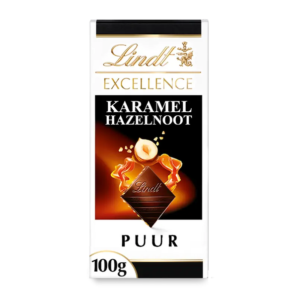 Lindt Excellence caramel hazelnut dark chocolate