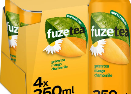Fuze Tea Green ice tea mango chamomile 4-pack