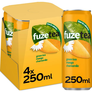 Fuze Tea Green ice tea mango chamomile 4-pack