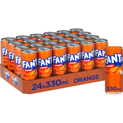 Orangenlimonade (Dosen im Tray)