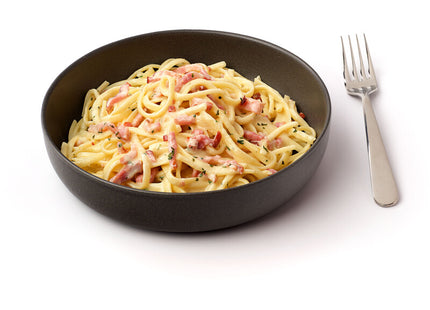 Linguini carbonara