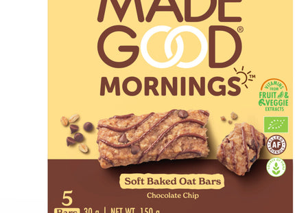 Madegood Mornings soft baked oat bars chocolate