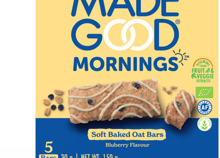 Madegood Mornings soft baked oat bars blueberry