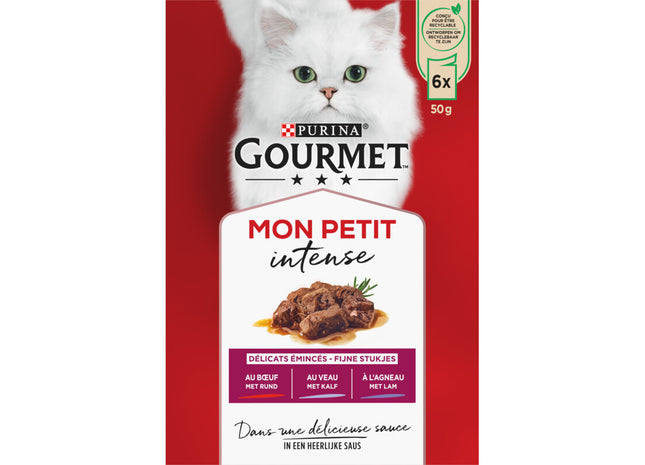 Gourmet Mon Petit Intense mit Rind-Kalb-Lamm