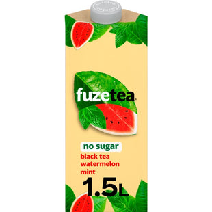 Fuze Tea Schwarzer Tee Wassermelone Minze ohne Zucker