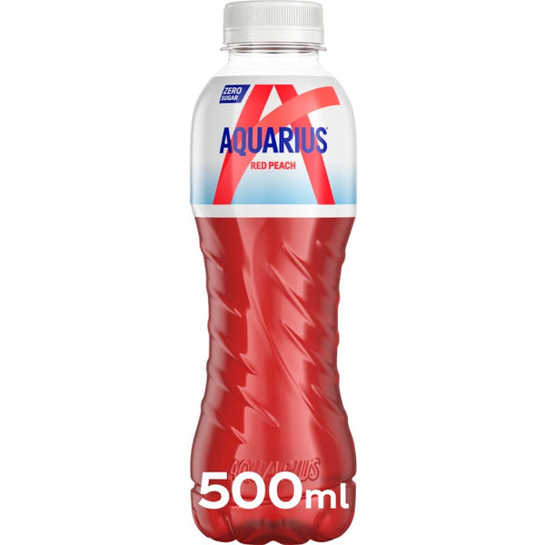 Aquarius Red peach zero sugar