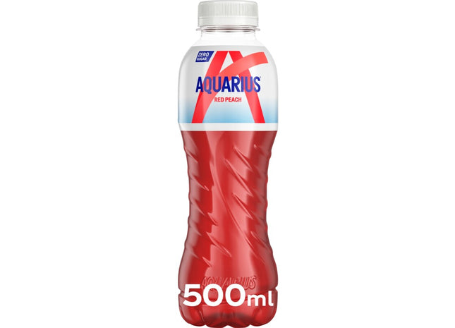 Aquarius Red peach zero sugar