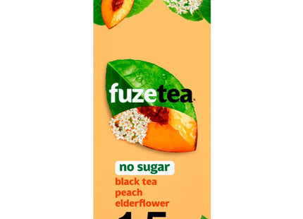 Fuze Tea Black tea peach elderflower no sugar