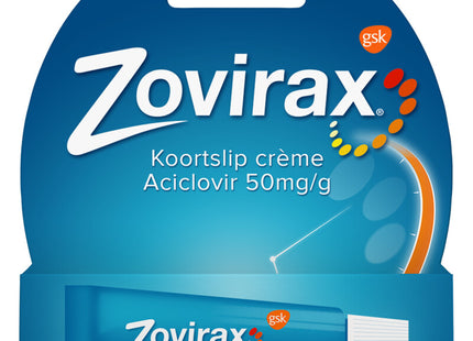 Zovirax Cold Sore Cream Tube