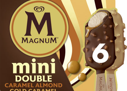 Magnum Mini double caramel almond gold
