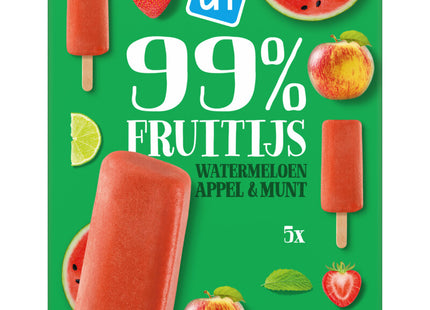 99% fruitijs watermeloen appel munt