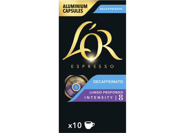 L'OR Decaffeinato lungo profondo capsules