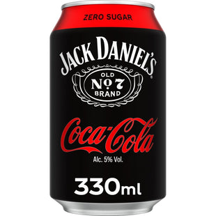 Jack Daniels Whiskey & coca cola zero sugar