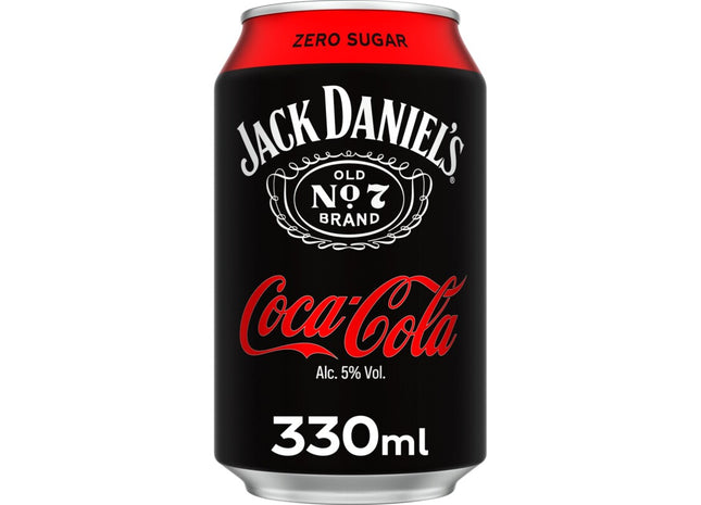 Jack Daniels Whiskey & coca cola zero sugar