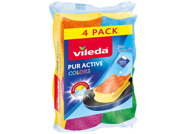 Vileda Scheuerschwämme in den Farben