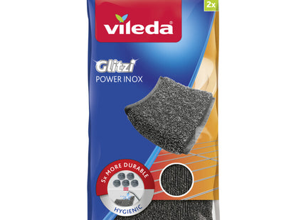 Vileda Scouring sponges glitzi power 2-pack