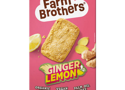 Farm Brothers Ginger lemon biscuits organic