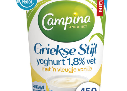 Campina Griekse stijl yoghurt 1