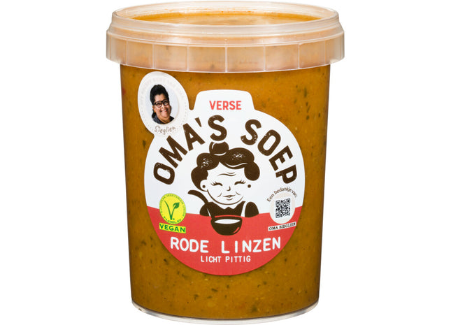 Oma's Rode linzen soep