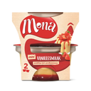 Mona Vanilla Pudding with Strawberry Sauce Duo