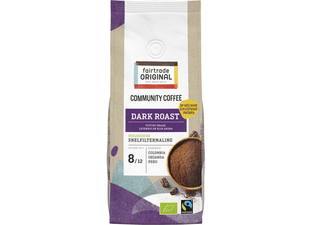 Fairtrade Original Community Coffee Dark Roast Schnellfilter
