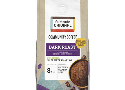 Fairtrade Original Community coffee dark roast snelfilter