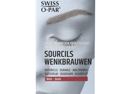 Swiss O-Par Wenkbrauw en wimperverf bruin