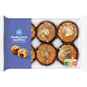 Blueberry muffins with crumb topping