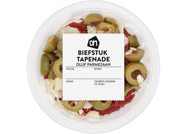 Steak-Tapenade mit Oliven-Parmesan