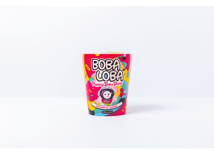 Boba Loba Popping boba drink strawberry lychee  Dutchshopper