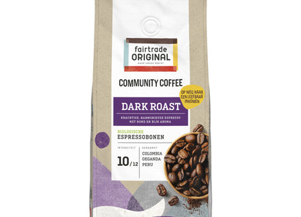 Fairtrade Original Community coffee dark roast beans