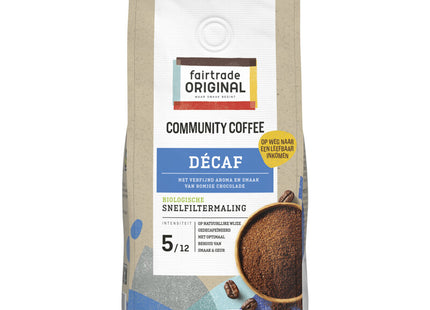 Fairtrade Original Community coffee decaf snelfilter