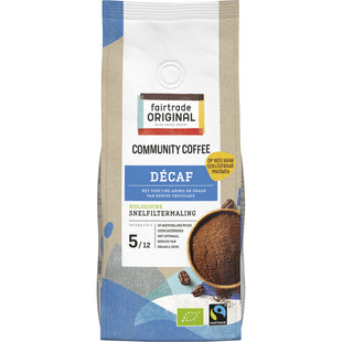 Fairtrade Original Community coffee decaf snelfilter