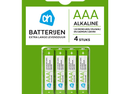 AAA alkaline batterijen