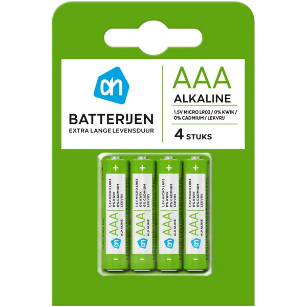 AAA Alkalibatterien