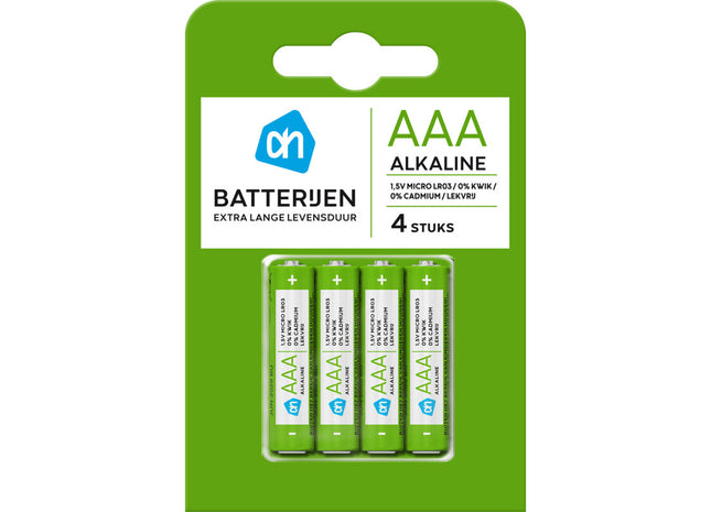 AAA-Alkalibatterien