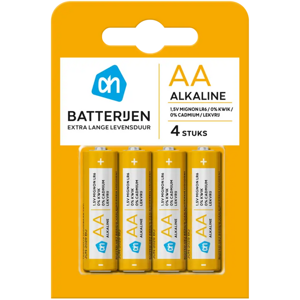 Alkaline AA batteries