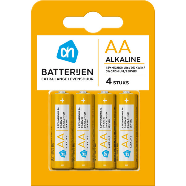 Alkaline AA batterijen