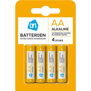 Alkaline AA batterijen