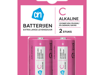 C alkaline batteries