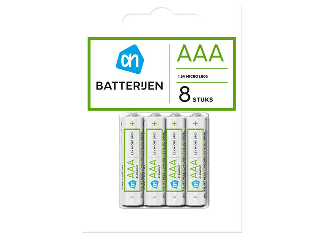 AAA 1,5V batterijen