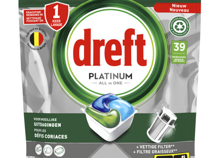 Dreft Platinum regular dishwasher tablets