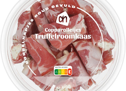 Coppa-Rolle mit Frischkäse-Trüffel