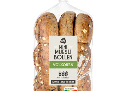 Extra long tasty muesli roll whole wheat