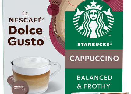 Starbucks Dolce gusto cappuccino capsules
