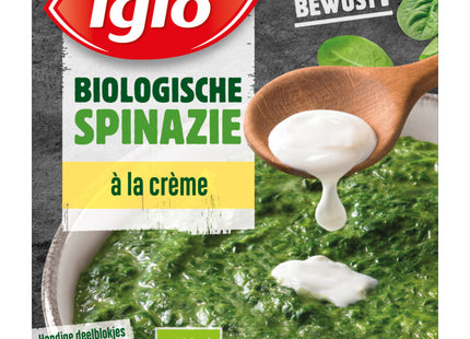 Iglo Biologische spinazie à la crème