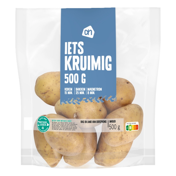 Iets kruimige aardappelen